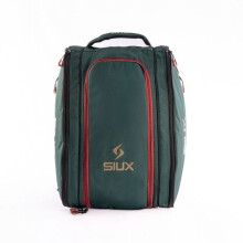 Padeltasche - SIUX - Edge - Grün/beige mit roten Nähten - 42 L - 2 Schläger - Schuhfach