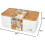 Bread Box - BIRKMANN - With lid - 33 x 18 x 13 cm - Bamboo 4