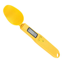 500 g / 0,1 g digitale voedselweeglepel LCD-display voor-Geel
