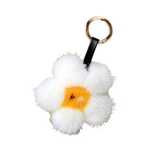 Damen-Geldbörsen-Charm, Plüsch-Blumen-Schlüsselanhänger, schöner
