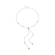 Unique Geometric Design Necklace With Zircon Beads And Flexible
