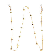 Cordino per occhiali da donna, anelli di supporto regolabili con design elegante, collana porta occhiali multifunzione per occhiali da lettura e da