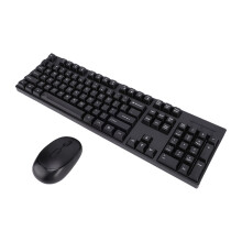 Schwarz 2,4-GHz Wireless Tastatur-Maus-Combo 104 Tasten
