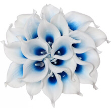 Squisito giglio calla artificiale, fiori artificiali realistici per migliorare l'atmosfera, utilizzabili tutto l'anno per garantire una bellezza