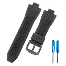 Bracelet de montre à boucle en acier inoxydable pour Michael Kors, bracelet en silicone à séchage rapide, bracelet de rechange en caoutchouc