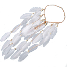Fascia per capelli regolabile, accessorio alla moda per feste in spiaggia e avventure quotidiane (design esotico)