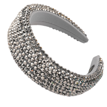 Veelzijdige, glinsterende haarbanden met glanzende kristallen en comfortabele vulling voor vrouwen en meisjes. Elegante haarband met een luxe design,