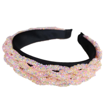 Chique hoofdbanden met kralen voor dames, lichtgewicht en flexibele haaraccessoires met kristallen kralen, snoepkleuren