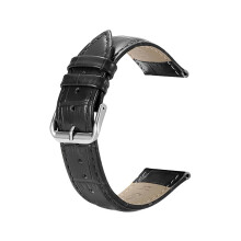 Bracelet de montre classique pour homme et femme, fermoir en acier inoxydable poli avec précision, barrettes de fixation et outil inclus, intérieur