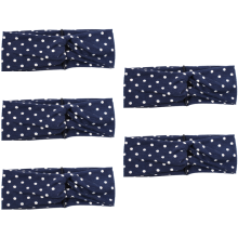 Handgemaakte katoenen dameshoofdband, babyhoofdband voor meisjes met gedraaid kruisgeknoopt ontwerp, geschikt voor diverse gelegenheden (lengte 26,7