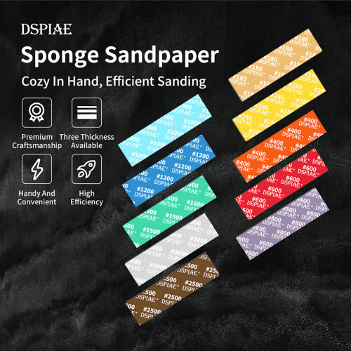 DSPIAE 2mm #600 Sanding Sponges (5pcs) SS2-600 1