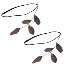 Trendy, bohemian haaraccessoire met veren, gypsy-stijl, verstelbare haarband met kwastjes voor vrouwen, huwelijks- en verlovingscadeau, hoogwaardige