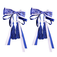 Haarclips met kwastjes voor vrouwen en meisjes, lange prinsessenhaarstrikken met een speelse lintstrik, gemakkelijk te combineren met elke outfit