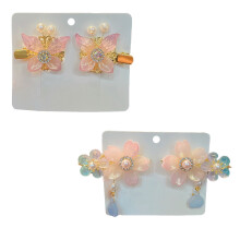 Chinese haaraccessoires, haarspeld met kwastjes en kristallen strass-steentjes voor een chique look, vintage bloemhaarclips die elke outfit van