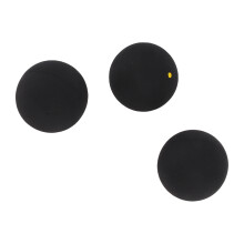 3er-Squashball-Set: blauer Punkt, gelber Punkt, 4 cm