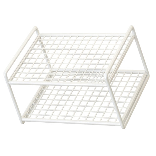 Organisateurs multi-compartiments de support de stockage-Blanc M