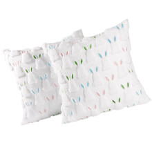 Packung mit 2 weichen Hasen-Ostern-Kissenbezügen aus-60X60CM