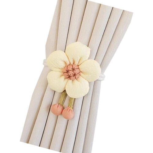 Retro-Vorhang-Raffhalter, Blumen-Vorhanghalter, Vorhanghalter,-1