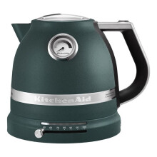 KitchenAid Bollitore Elettrico Artisan 5KEK1522EPP 1,5 L 2400 W con Controllo Temperatura 50-100C e Doppia Parete