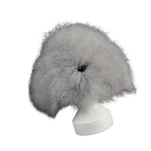 Modèle de tête de pratique de toilettage professionnel pour-Gris