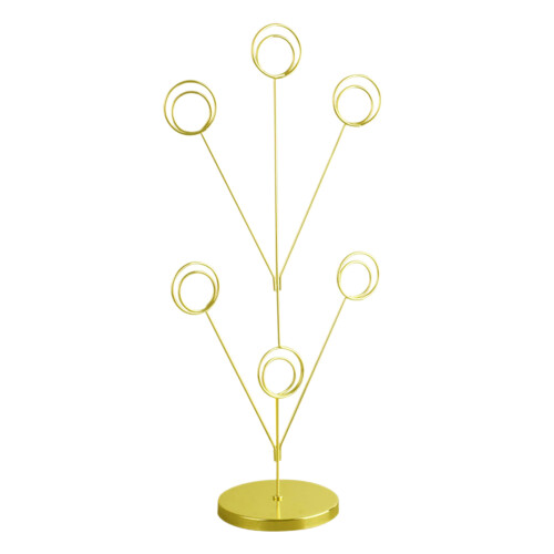 Support en métal rond polyvalent pour une utilisation-or