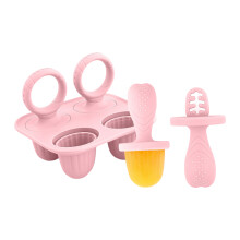 Silicones Freezers Popsicles Molds Homemade Ices-light pink