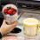 Snackcontainer met siliconen handvat, vork en afvoer,-Wit 7