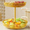 Stylish Metal Multiple Layer Organizers Ideal for Kitchen-Gold 6