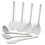 Heat Resistant Kitchen Spatula Cooking Utensils for-Gray 5