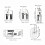 Complete Alloy Extended Presser Foot for Flatbed Sewing Machine 3