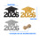 24Pc/36Pc Creatieve 2026 Afstuderen Feesttafel-Zilver 36st 4