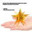 Premium Metallic Star Hanging Decorations For Christmas-Silver 7