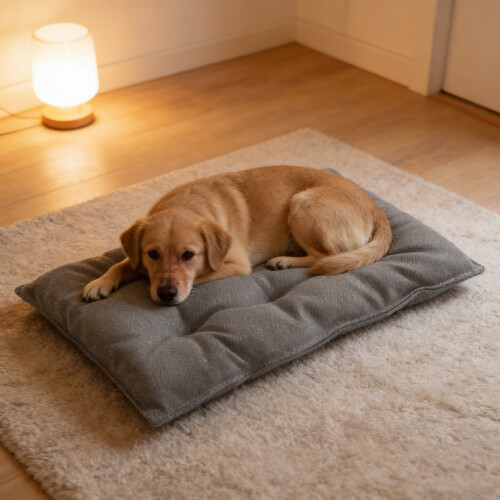 Coussin de caisse pour animaux de compagnie,-M Bleu marine 1