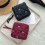 Sac à main Miniature en tissu Polyester avec ruban, adapté-Noir 2