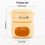 Ceramic Melting Cup For Chocolate Cheese Butter with-Yellow 4
