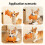 Jouet à mâcher durable pour chiens, couineur,-Vert 6