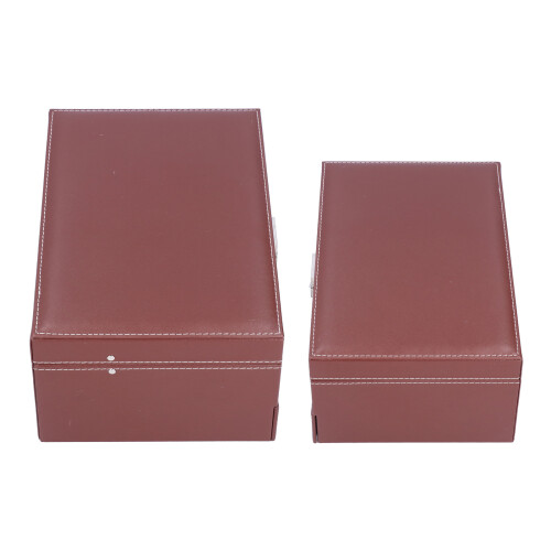 PU Leather Double Layer Watch Case 1