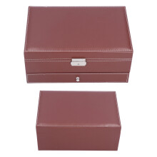 PU Leather Double Layer Watch Case