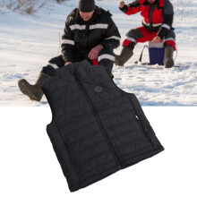 Beheizte Winterweste, Größe M, Modell 10W-21W, Schwarz, 3 Stufen