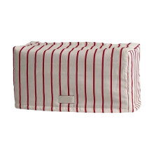 Washable Cotton Tissue Box-red stripes Rectangular tissue b