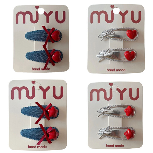 1 paire d'accessoires pour cheveux de bébé Star Love,-D 1
