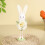 Pack of 4 Home Decorative Rabbit for Easter and General Decors 7