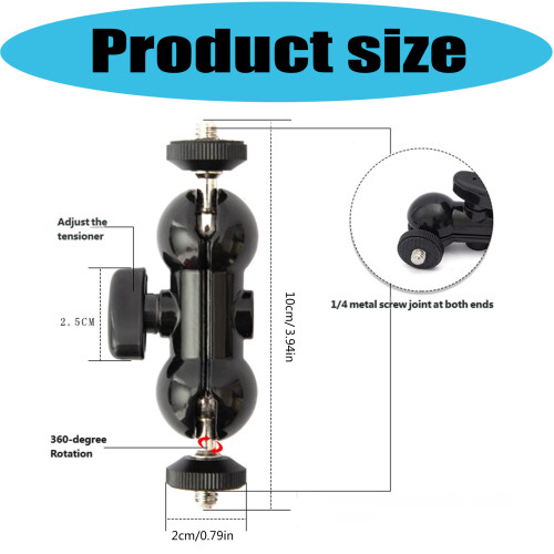 Aluminum Alloys Quick Release Clamp Bracket Extendable 360 2
