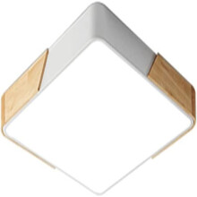 Plafonnier encastré carré ultra-mince à LED en métal pour chambre, salon, cuisine
