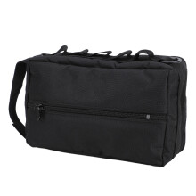 Campingutensilien-Tasche aus Oxford-Stoff 23 x 14 x 7 cm schwarz