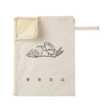 Multipurpose Bees Wax Coated Bag Food Storage Organizer-beiges