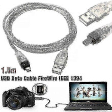 MiniDV Camcorder IEEE 1394 USB Cable for PC Video Editing hwy