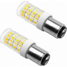 Cool White 6000K B15d Bayonet LED Bulb, 5W 500lm, 220-240V Non-Dimmable Sewing Machine Lamp Replacement