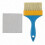 Paint brush and microfiber cloth set with handle 1
