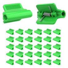 Weather-Resistant Garden Fixings, Greenhouse Clamps for 0.32-0.45inch Greenhouse Hoops, Garden Support Frame, Grow Tunnel, Plant Support Garden